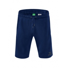 Erima Freizeithose Essential Sweatshorts kurz - weicher Baumwollmix, leichter Stretch - navyblau Herren